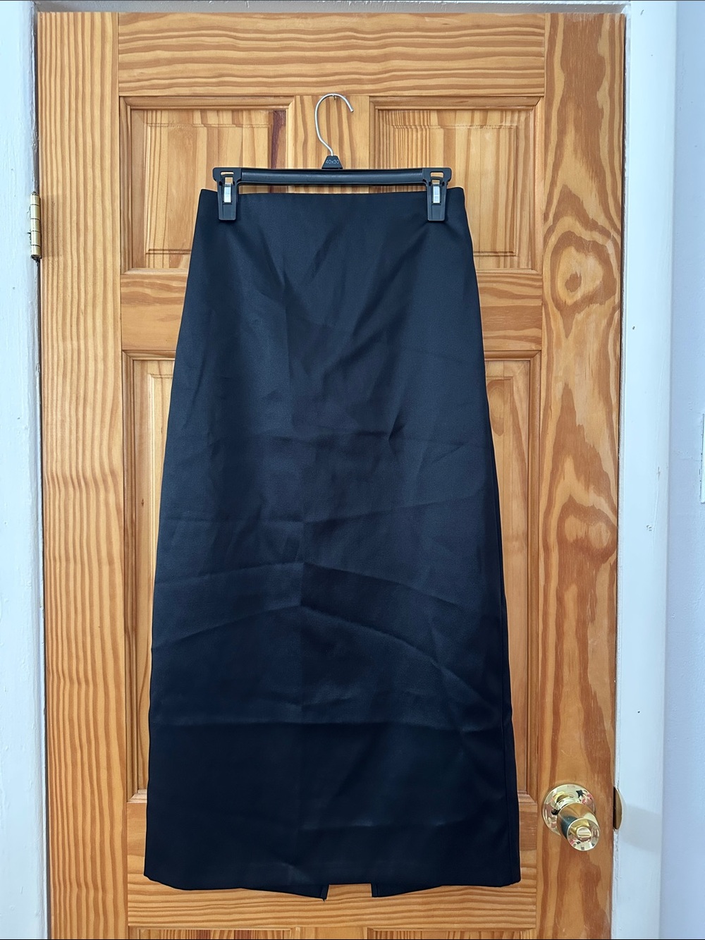 *NWT* H&M Black Maxi Skirt - Silk - Size 4